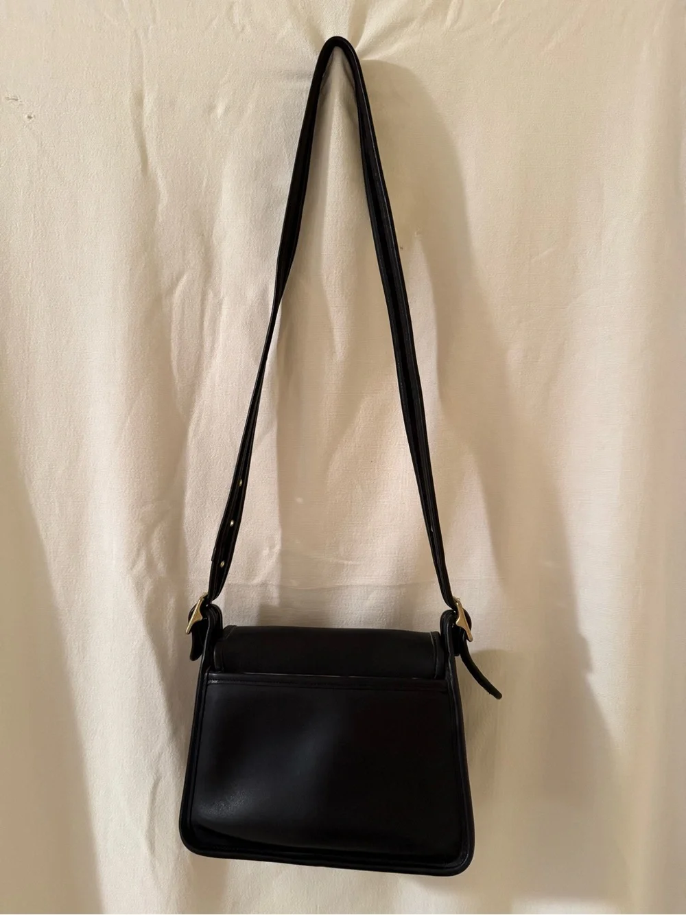 Vintage Black Coach 9061 Rambler’s Legacy Crossbody Leather Bag - Picture 3 of 10